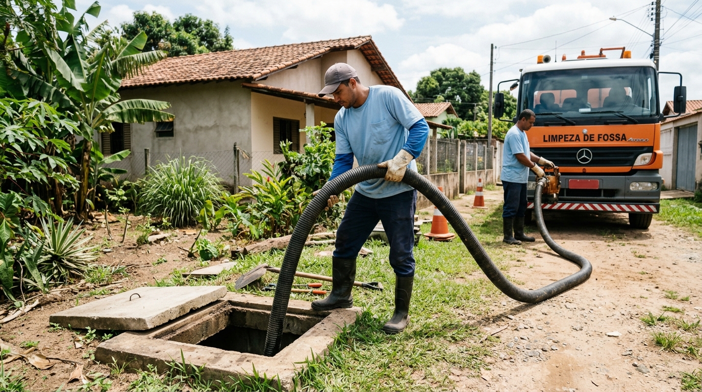 Desentupimento de Fossa em Aparecida de Goiânia‑GO
